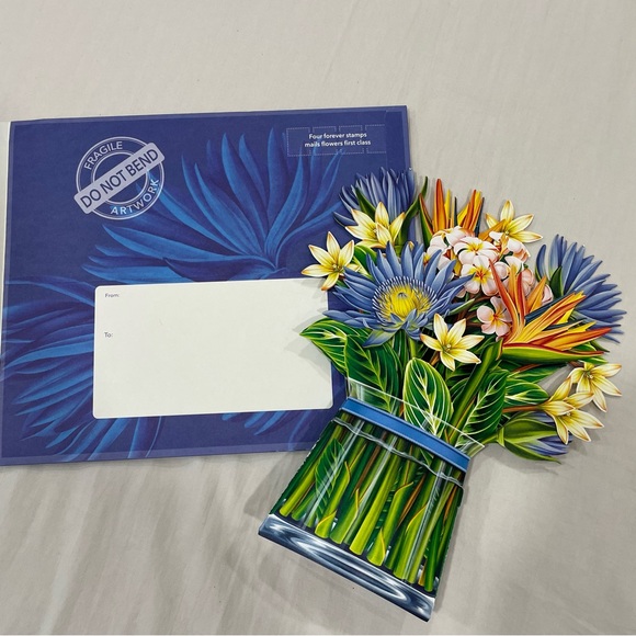 Freshcut Paper Pop Up Cards, Tropical Bloom - Picture 7 of 7